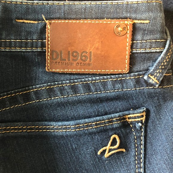 DL1961 Kate Slim Straight Twilight Dark Wash Jeans - Picture 3 of 10